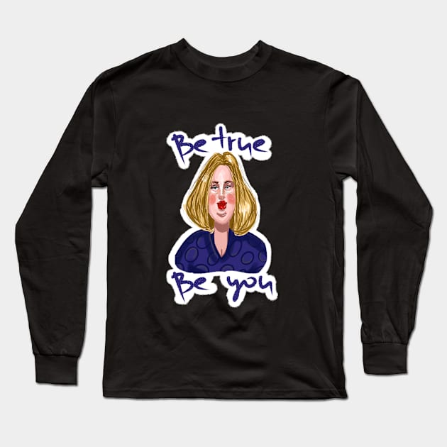 pretty fat woman Long Sleeve T-Shirt by barbasantara